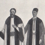 Constantin Stolnicul, tatăl lui Ștefan-Vodă, alături de soția sa, Marta